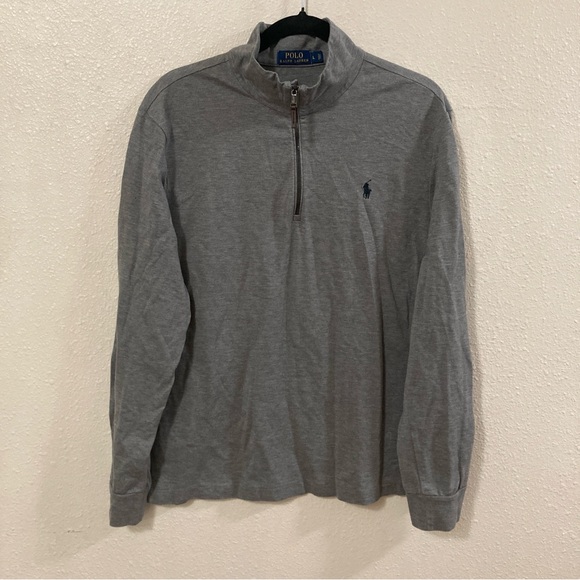 Polo Ralph Lauren Other - Polo by Ralph Lauren Men's Gray Quarter-Zip Shirt L Gray